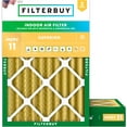 thumbnail image 1 of Filterbuy 24x30x4 MERV 11 (MPR 1200) Allergen Defense, Pleated HVAC AC Furnace Air Filters (2-Pack), 1 of 8