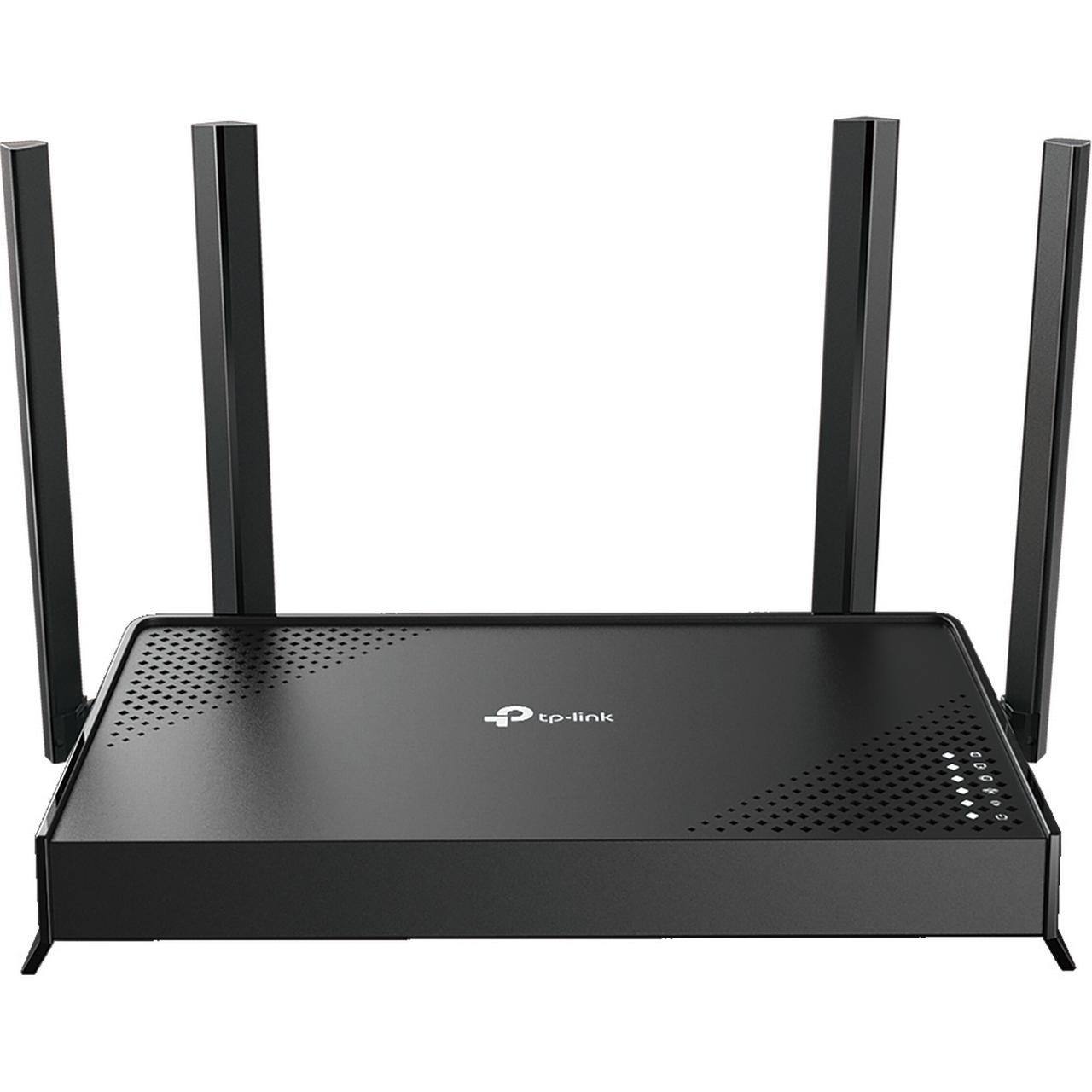 TP-Link Dual-band BE3200 Wi-Fi 7 Router with dual Gigabit Ports, 4x External Antennas, Parental Controls, and Homeshield.