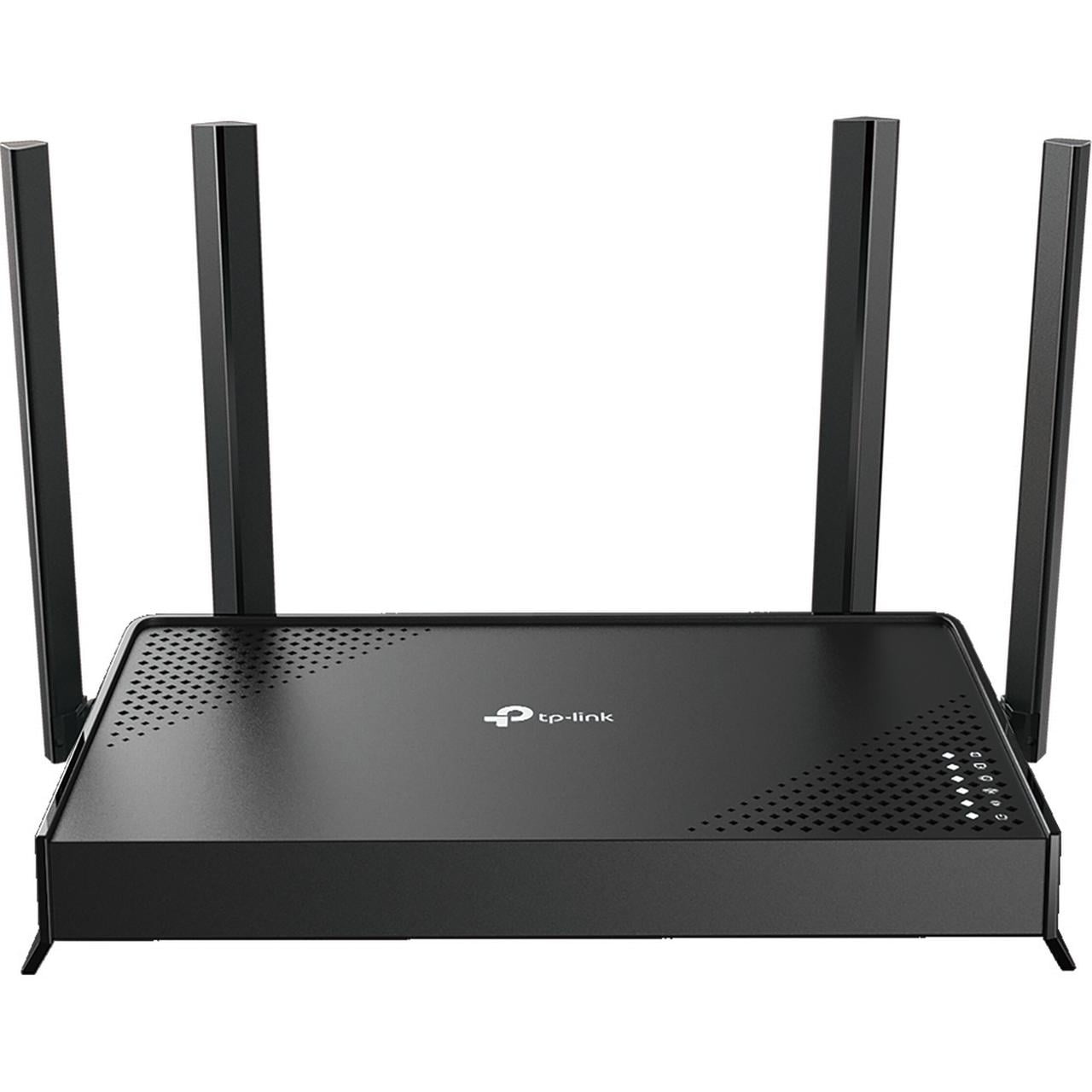 TP-Link Dual-band BE3200 Wi-Fi 7 Router with dual Gigabit Ports, 4x External Antennas, Parental Controls, and Homeshield.