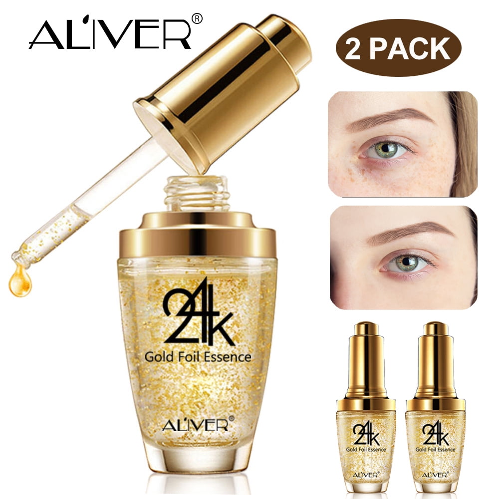 Aliver (2 Pack) Hyaluronic Acid Serum for Face | Day and Night Hydrating Facial Serum for Women, 60ml/2floz