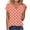 Pink B, variant on Ashirexll Short Sleeve Shirts for Women, Fashion V-Neck Short Sleeve Printed T Shirts