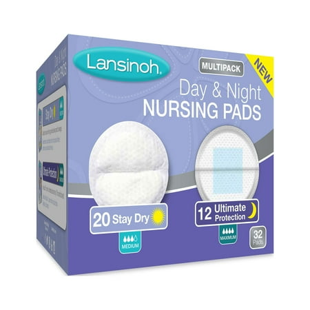 Lansinoh Day & Night Nursing Pads, 32 count