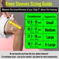 thumbnail image 5 of Rodilleras de compresión para mujer y hombre, paquete de 2, para aliviar el dolor, correr, entrenar y practicar deportes. Rodilleras para ligamentos cruzados anteriores (LCA), desgarro de menisco, art, 5 of 5