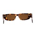 thumbnail image 2 of Lunettes de Soleil Œil de Chat Étroites pour Femmes Marron Tortue, 2 of 4