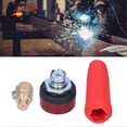 thumbnail image 5 of 2 Packs Quick Coupler Socket Plug Welding Cable Connector Hardware Power Tools DJK 10?25Red, 5 of 5