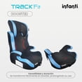 thumbnail image 4 of | Asiento para Track Fit Negro y Azul | Autoasientos para | Booster Car Se - Cosas para s - Silla para | Respaldo Desmontable | Cosas para s Desde 9 kg a 36 kg, 4 of 5