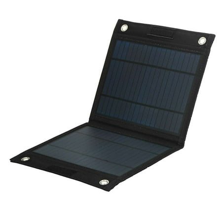 

Hesxuno School Supplies Smart Electronics Portable Bi-fold 25W Solar Panel Folding Solar Battery Electric Car Charger With DC Plug 12V5V USB