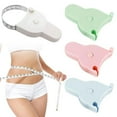 thumbnail image 2 of Lttoisl Y-Shaped Body Measuring Tape, 150cm/60-inch Flexible PVC Retractable Ruler, Dual-Sided Inch/CM Weight Loss Fitness Tool, White for Tailoring Sewing, 2 of 8