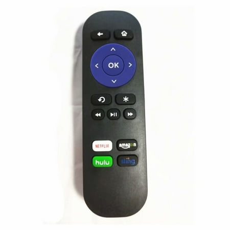 Remote Control Replace for ROKU 1/2/3/4 Express/Premiere/Ultra with 4 Shortcut key
