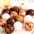 thumbnail image 4 of 30PCS 6cm Christmas Ball Ornaments Tree Decorations for Holiday Wedding Party, Champagne, 4 of 8
