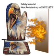 thumbnail image 5 of Bingfone Eagle With USA Flags Print Oven Mitts Pot Holders Set 2 PCS for Kitchen for Cooking Grilling Baking BBQ Pot Holders Cook Essentials, 5 of 7