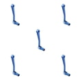thumbnail image 2 of maskred Comfortable CNC Foot Gear Lever Shifter With Easy Installation Premium Materials Blue 5Set, 2 of 6