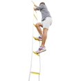 thumbnail image 2 of ISOP Rope Ladder for Kids 8 / 16 / 25 ft Compact Portable Playground Rope Ladders – Climbing Hanging Outdoor & Indoor with Spring Hooks for Children & Adults – Multi-Functional & Reusable, 2 of 8