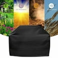 thumbnail image 5 of Luxtrada Gas Grill Cover 57-Inch Black BBQ Cover Waterproof Weather Resistant 400D Gas Grill Cover for Most Brands of Grill, 5 of 12