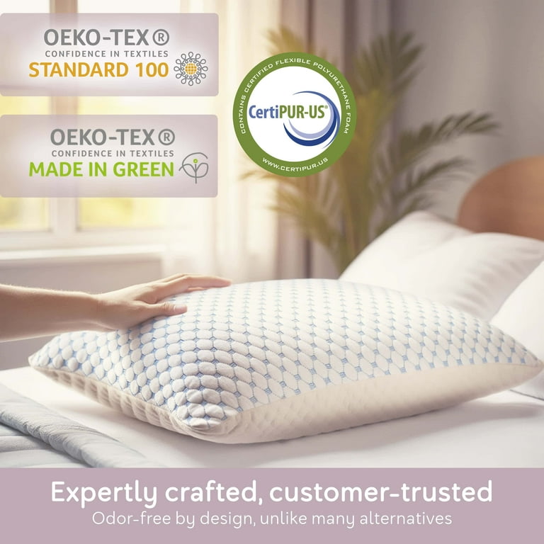 Virtu Cooling Memory Foam Standard Pillows 2 Pack photo 6