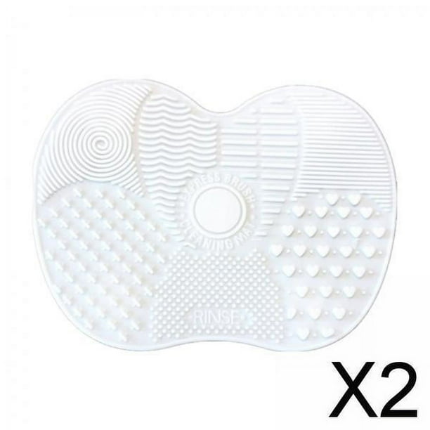 Almohadillas Limpiadoras de Brochas de Maquillaje Portátiles