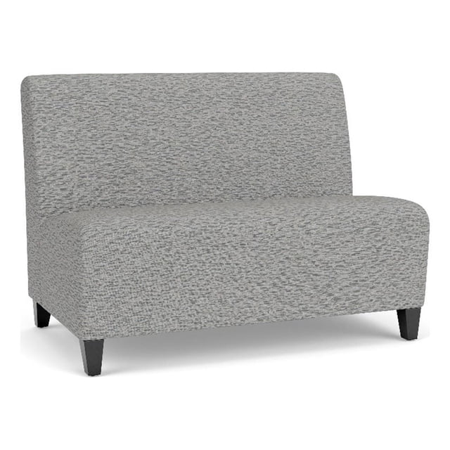Lesro Ravenna Reception Armless Loveseat in Gray
