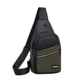 thumbnail image 2 of Crossbody Bag Sling Backpack Lightweight Water-Resistant,Headphone Hole Adjustable Strap,for Men Women,for Daily Use Travel Outdoor, 2 of 5