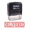 thumbnail image 1 of Printtoo DELIVERED Self Inking Rubber Stamp Office Stationary Stamp-Red, 1 of 2