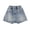 Blue, variant on LYMAYTER Girls Denim Skirt Vintage Star Patchwork Party Jean Skirt Casual Mini Skirt Skorts Skirts for Teens