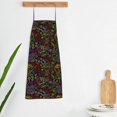 thumbnail image 5 of Naloa 1Pack Adjustable Bib Apron Waterdrop Resistant Cooking Kitchen Aprons for Women Men Chef, Casino Icons Print, 5 of 5