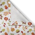 thumbnail image 6 of Ambesonne Nature Valance & Curtain, Autumn Cartoon Nut Leaves, 55"x30", White Pale Earth Yellow, 6 of 7