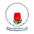 thumbnail image 2 of Rose Crystal Ornament Car Interior Decoration Home Desktop Birthday Gift, 2 of 6