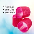 thumbnail image 3 of ZEN Heatless Curls - Extra Large Hair Rollers - heatless overnight curlers for long lengths - volumized waves - Hot Pink - 9 Count w/storage case, 3 of 6