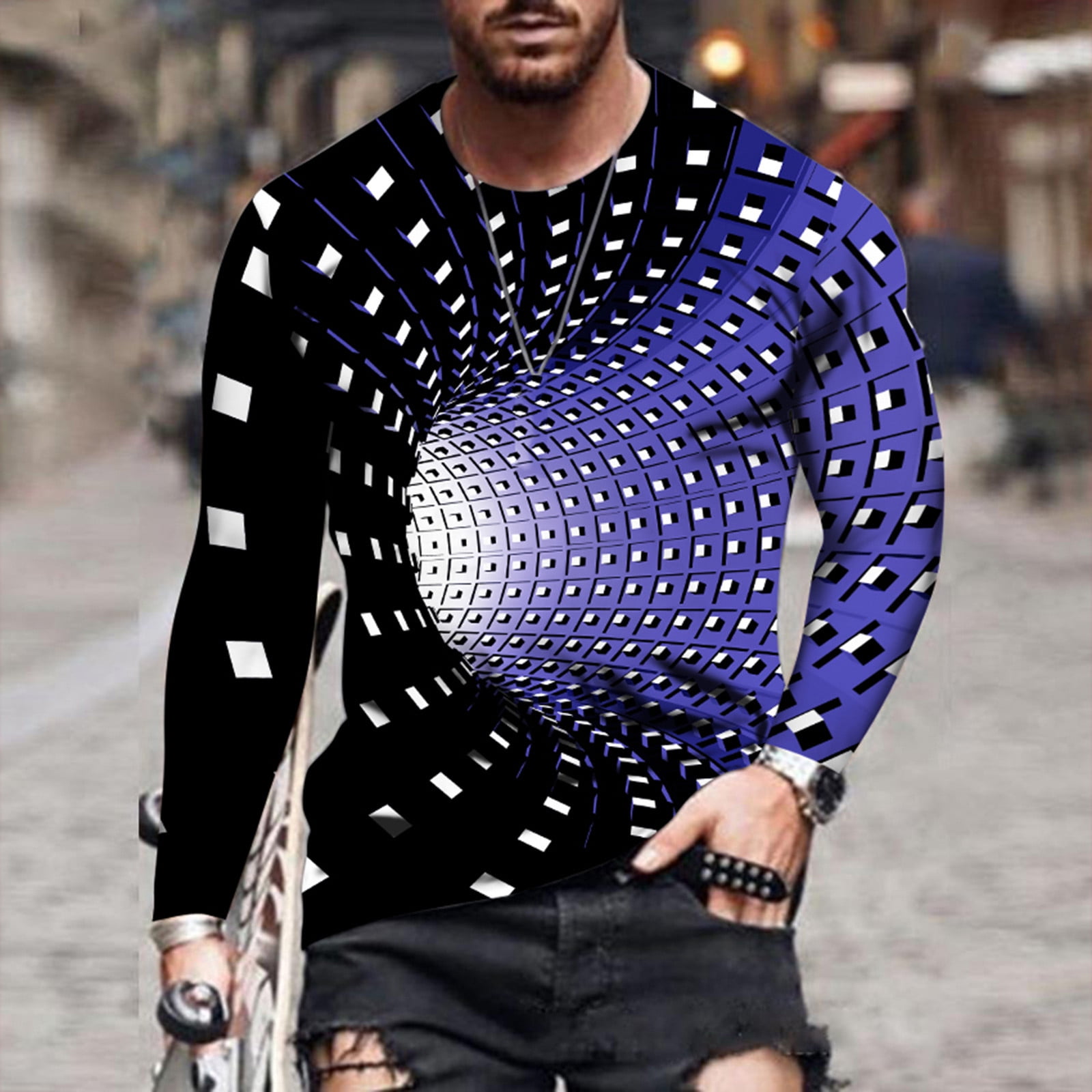 トップス doublet SEE-THROU GH PRINT LONG SLEEVE SEE－THROUGH PRINT LONG SLEEVE T