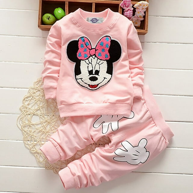 Ropa de bebé niña de Disney, conjunto de ropa de bebé recién nacido de Mickey, ropa de Minnie Spiderman para niños, ropa para niños, serie de trajes para niños, disfraz 4T Gao Jinjia LED