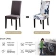 thumbnail image 5 of Fundas protectoras para sillas de comedor, elásticas, de ajuste universal, de material lavable de alta calidad, fáciles de limpiar, elegantes fundas para banquetes de hotel (juego de 4), 5 of 5