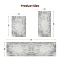 thumbnail image 4 of ICEANT 2'x6' Non-Slip Machine Washable Runner Rug with Abstract Textured Design, Mist Haze, 4 of 7