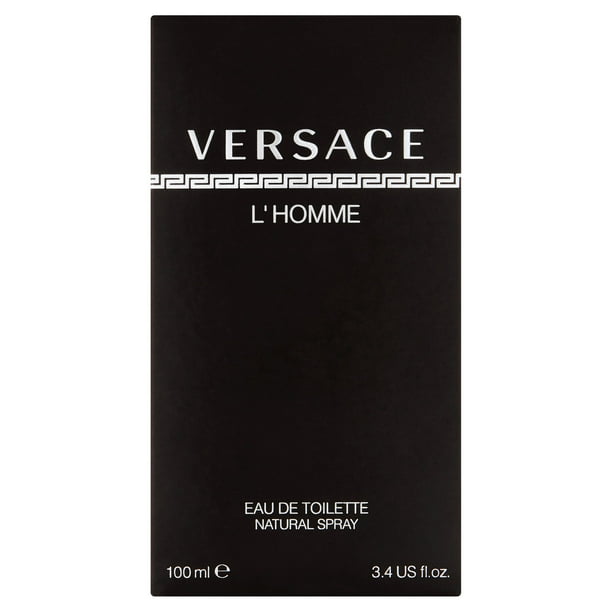 Versace Versace L'Homme Eau de Toilette, Cologne for Men, 3.4 Oz