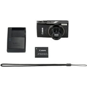 Canon PowerShot ELPH 360 HS A Digital Camera (Black) | 20.2MP, 1/2.3, DIGIC 4+, Full HD 1080p, Wi-Fi & NFC | Bundle with Extra Battery, 64GB Memory