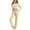 Beige, variant on ZZwxWA Workout Sets for Women 2 Pieces Long Sleeve Henley Shirt and Drawstring Waist Pants Set Active Yaga Suits