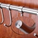 thumbnail image 4 of 1pc Montaje en pared Gancho de toalla Toalla de acero inoxidable Sombrero Sombrero Colgador de ropa Heavy Duty Toallero para el dormitorio Cocina con 7 unids Ganchos móviles, 4 of 4