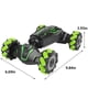 thumbnail image 3 of Coche teledirigido 4G, coche acrobático teledirigido, coche transformable con control remoto y luces de emergencia, coche de juguete teledirigido recargable, regalo ideal para niños y niñas., 3 of 9