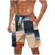 thumbnail image 1 of Pantalones Cortos Casuales para Hombre Imprimir con Bolsillos Pantalones de Playa de Cintura Elástica, Pantalones Cortos de Cintura Elástica para Hombre, 1 of 5