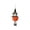 B, variant on huayou Jack O Lantern Witch Pumpkin Hanging Ornament, 7.87 Inch Glitter Pumpkin Figure for Indoor Wall Window Halloween Party Decor