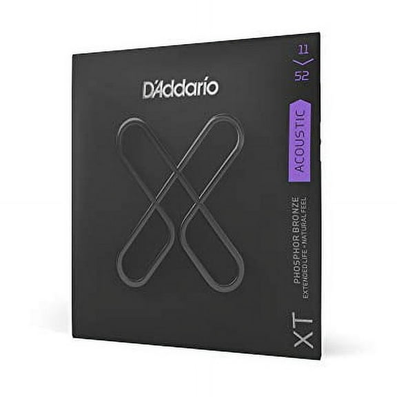 D'Addario XT Acoustic Phosphor Bronze, Custom Light, 11-52