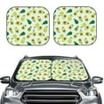 thumbnail image 2 of Naloa Cartoon Fruit 2 Piece Foldable Car Sun Shades, Car Windshield Sunshade, Front Window Sunshade for Car, Truck, SUV - Medium, 2 of 7