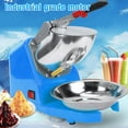 thumbnail image 3 of Electric Ice Crusher 380W Stainless Steel Dual Blade Shaved Ice Snow Cone Maker for Home Use, Efficiently Crushes Ice with Fine Texture, Multifunctional for Fluffy Snow Cones and, 3 of 7