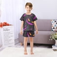 thumbnail image 7 of Weird Pumpkin Pattern Summer Pajama Set Soft Cotton Short Sleeve Sleepwear 2PCS Pajama Sets Breathable Lounge Set Size 8Y, 7 of 7
