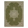 thumbnail image 3 of Unique Loom Outdoor Traditional Collection Area Rug - Antique (9' x 12' Rectangle Green/Ivory), 3 of 7