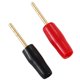 thumbnail image 3 of 12 conectores banana de 2 mm con rosca para cable de altavoz chapados en oro., 3 of 5