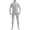 Grey, variant on Unisex Adult Zentai Bodysuit Without Hood (Black 160-S)