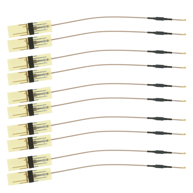 Ccdes 10Pcs IPX Antenna 2.4G Wireless Mini PCI PCI-E WiFi Built-in Signal Transmission,Wireless Antenna,Bluetooth Antenna