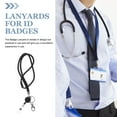 thumbnail image 3 of FELTECHELECTR Lanyard Negro Para Tarjeta De Identificación Con Material Duradero Y Funcional, 3 of 7