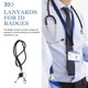 thumbnail image 3 of FELTECHELECTR Lanyard Negro Para Tarjeta De Identificación Con Material Duradero Y Funcional, 3 of 7