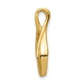 thumbnail image 2 of 14K Yellow Gold Charm Pendant 21 mm 9 Chain Slide Omega, 2 of 3